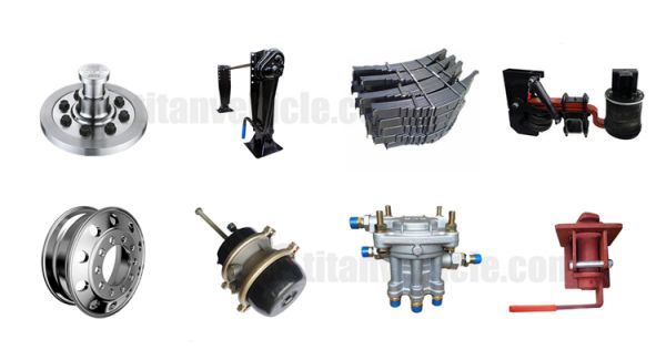 What are the truck trailer spare parts? - Trailer accessories near me for sale