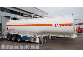 3 Axle 40000L Oil Tanker Truck Trailer For Sale In Mozambique