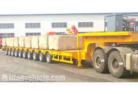 10 Axle 120 Ton Extendable Trailer will be sent to Vietnam