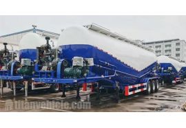 3 Axle 55CBM Bulk Cement Trailer will be sent to Congo