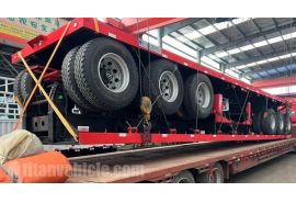 3 Axle Flat Bed 45 Ft Trailers will be sent to Cameroon