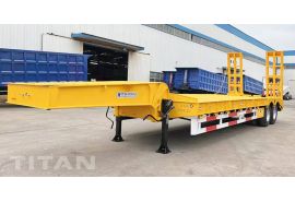 40 Ton 2 Axle Low Loader Trailer will be sent to Philippines