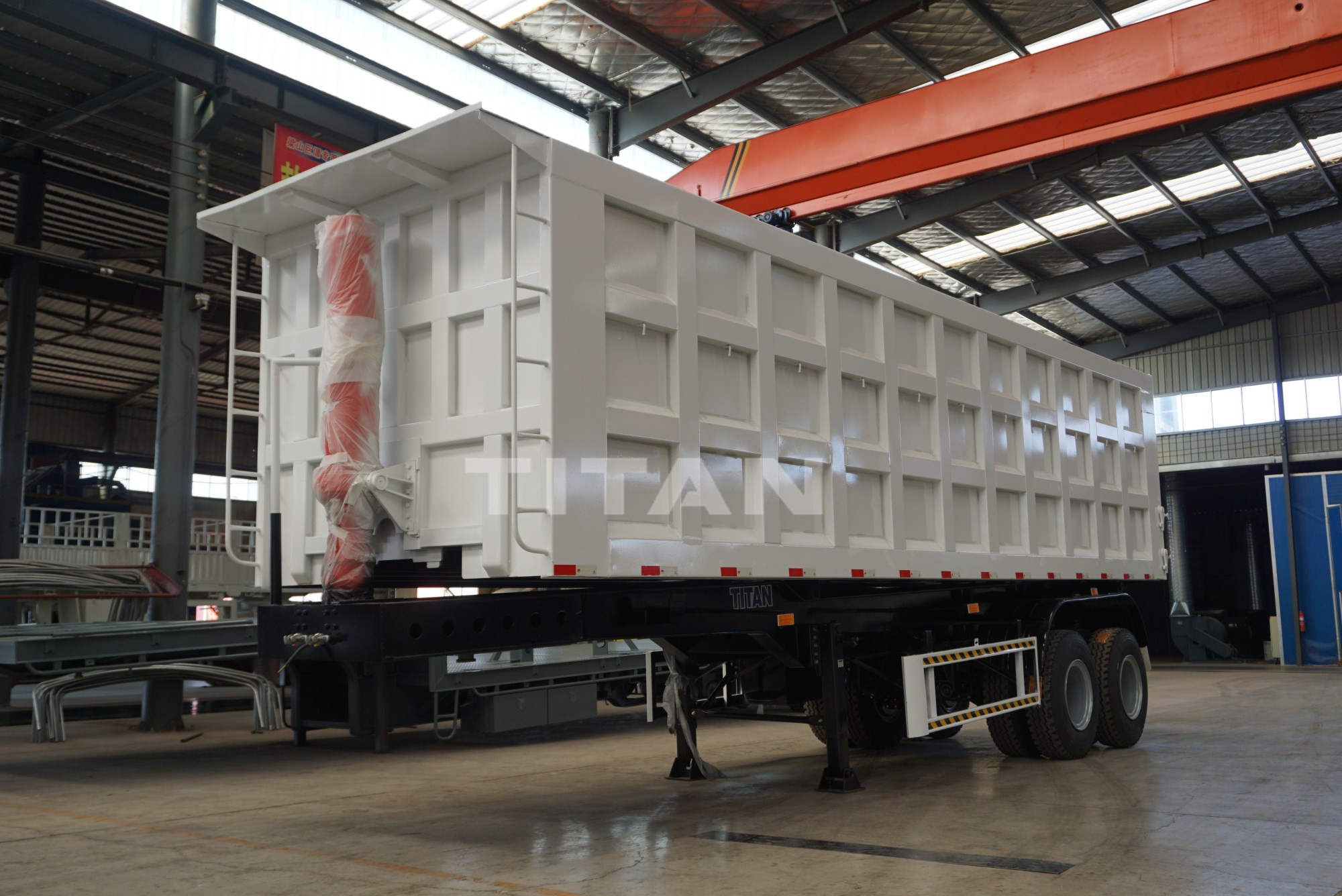 2 axle hydraulic tipper trailer