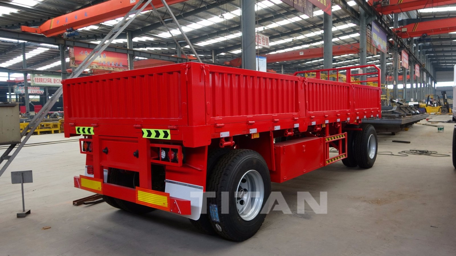 Drawbar sidewall semi trailer 