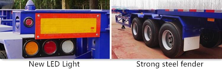 Details Of 3 Axle Container Trailer