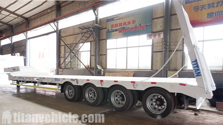 4 Axle 90T Lowbed Trailer for Sale in Senegal