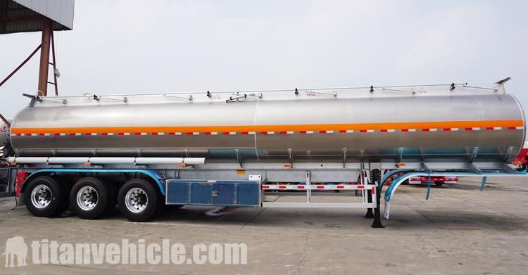 42CBM Tri Axle Aluminum Tanker Trailer for Sale In Zimbabwe