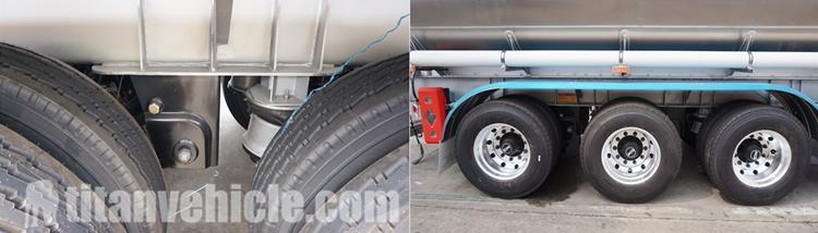 Details of 42000 Liters Aluminum Tanker Trailer