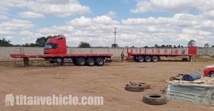 Zambia Customers Feedback of Tri Axle Trailer and Side Wall Trailer