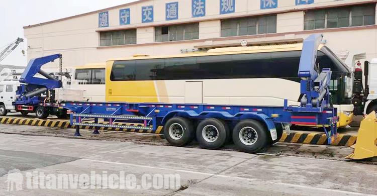 37 Ton Side Loader Container Trailer for Sale In Senegal Dakar