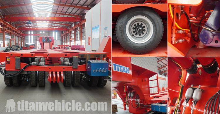 Details of Semi Multi Axle Trailer