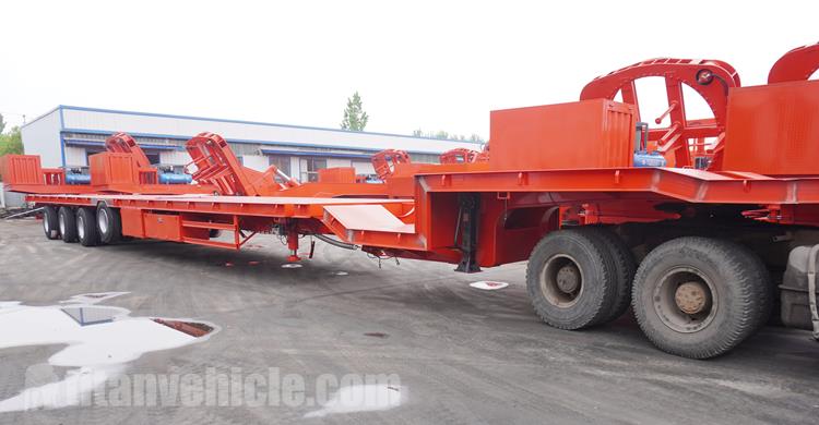 50M Extendable Wind Blade Trailer for Sale In Chile