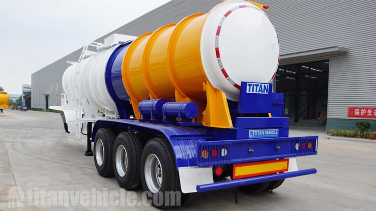 19m3 Tri Axle Sulphuric Acid Tanker Semi Trailer for Sale In Nigeria