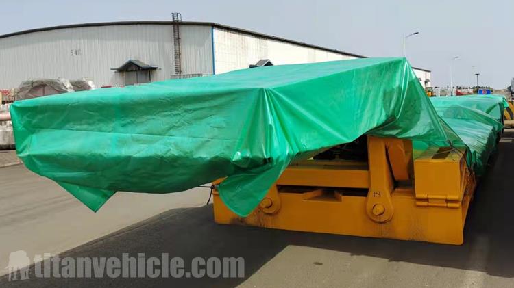 4 Axle 100 Ton Detachable Gooseneck Trailer for Sale In Guinea