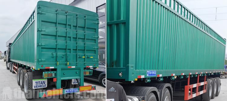 Tri Axle Drop Side Trailer for Sale In Cote d'Ivoire