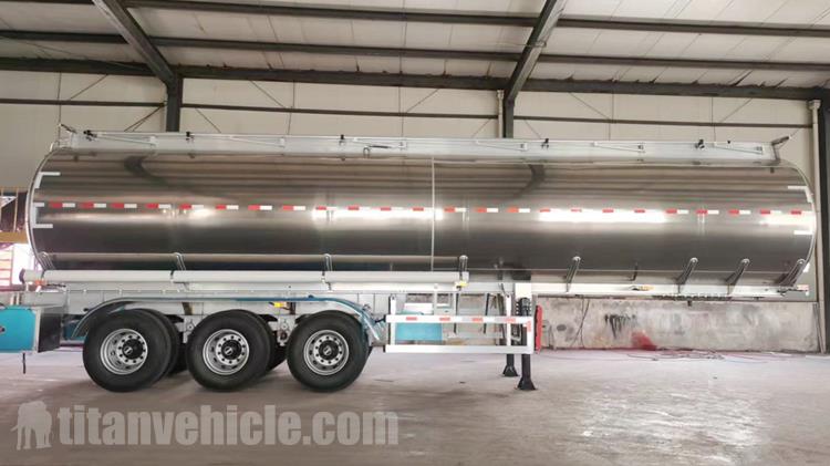 45000 Liters Aluminum Alloy Tanker Trailer for Sale In Zimbabwe