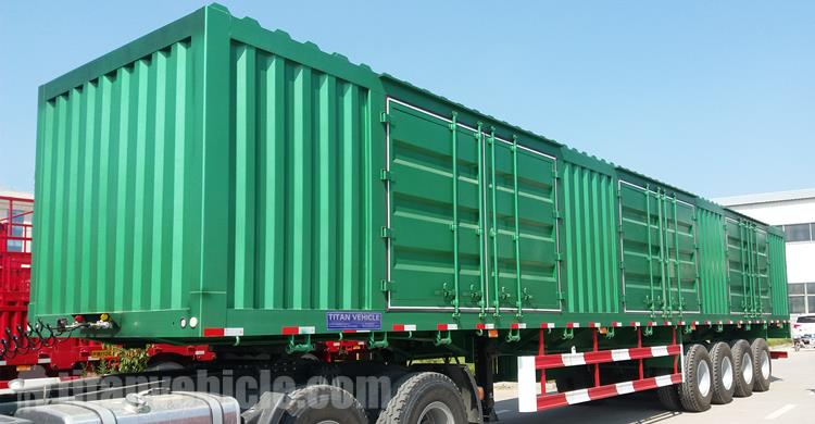 4 Axle Dry Van Trailer for Sale In Nigeria Lagos