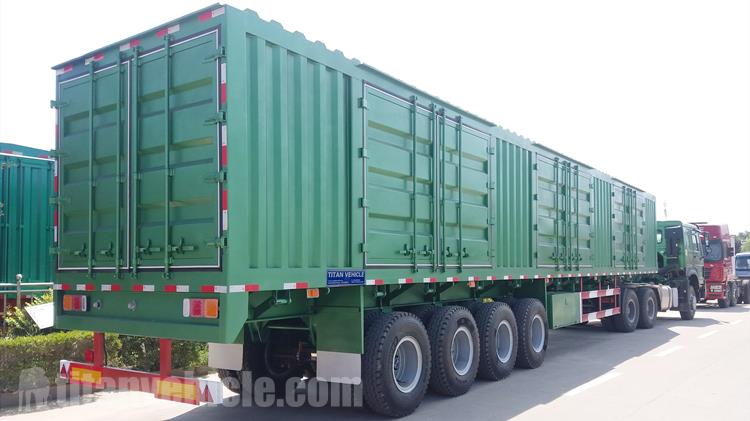 4 Axle Dry Van Trailer for Sale In Nigeria Lagos