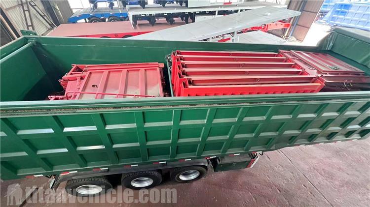 35CBM Dump Truck Trailer for Sale In Tanzania