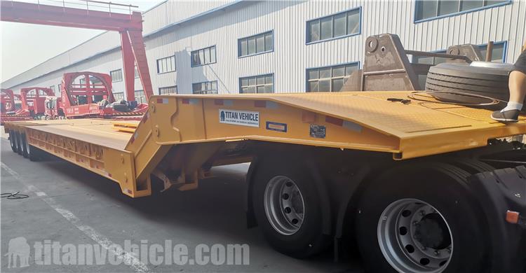 4 Axle Folding Gooseneck Trailer for Sale In Eritrea