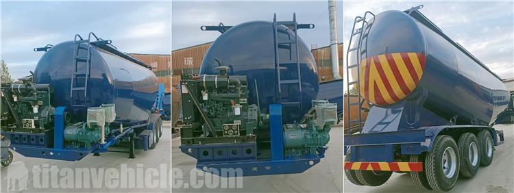 40m³ Pneumatic Dry Bulk Trailer for Sale In Indonesia