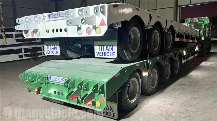 4 Axle 100 Ton Lowbed Trailer for Sale In Tanzania dar es salaam