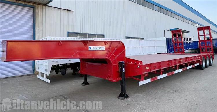 150 Ton 3 Line 6 Axle Low Bed Truck Trailer for Sale In Guyana