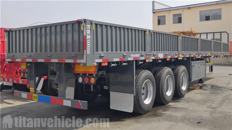 60 Ton Side Wall Semi Trailer for Sale In Kenya - TITAN VEHICLE