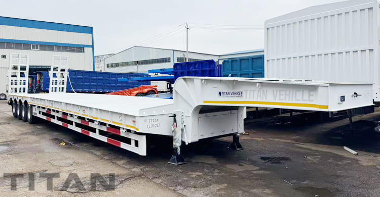 80 Tons Lowbed Semi Trailer for Sale in Philippines