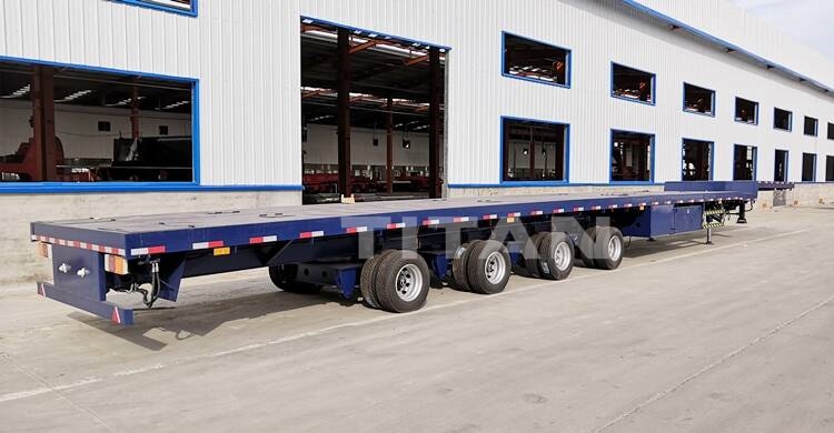 58M Extendable Wind Turbine Blade Transport Trailer