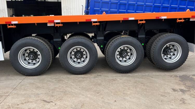 Details of 4 Axle 48 Ft Flatbed Trailer for Sale Near Me Price in Tanzania