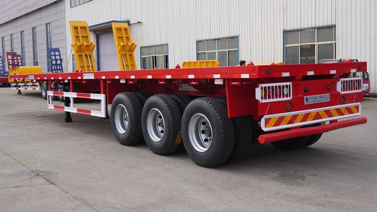 3 Axle 40 Ft Flatbed Trailers for Sale