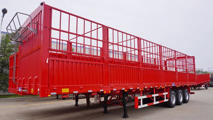 3 Axle 60 Tons Fence  Trailer for Sale in Chad 